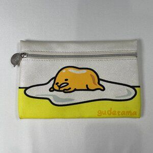 Ipsy Gudetama by Sanrio Lazy Egg Cosmetic Makeup Pencil Pouch Zippered Bag Gift